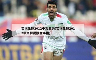 实况足球2012中文解说(实况足球2012中文解说版金手指)